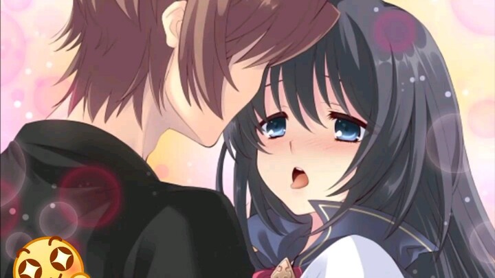 anime kissing harem :And couple😍💞❤️