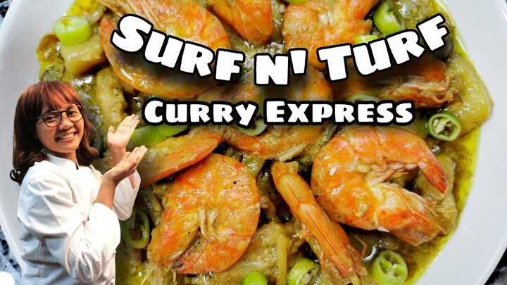 SURF  AND TURF  CURRY EXPRESS RECIPE | LOADS OF FLAVOR