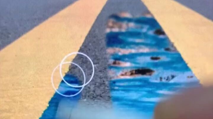 滚烫的路面终于清凉起来了~