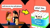 Spying on ROBLOX ODERS as TOILET PAPER!