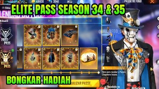 BOCORAN ELITE PASS SEASON 34 & BOCORAN ELITE PASS SEASON 35 GARENA FREE FIRE