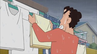 [Crayon Shin-chan] Mi Ya menghadiri pernikahan di Kumamoto, Hiroshi mengendarai sepeda untuk mengiri