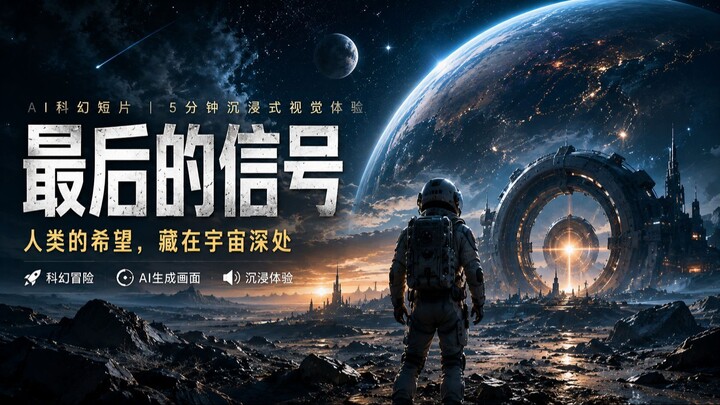 最后的信号｜AI科幻短片｜人类的希望藏在宇宙深处