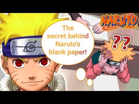 How Naruto Passed The Chunin Exam With A Blank Paper : Anime Recap