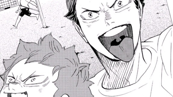 [Những chàng trai bóng chuyền] Phản ứng của Kageyama và Ushiwaka sau khi xem bức ảnh cùng nhau