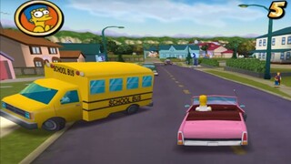 HOW BIG IS THE MAP in The Simpsons: Hit & Run? Drive Across the Map