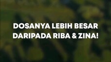 Dosanya Lebih Besar Daripada Riba & Zina