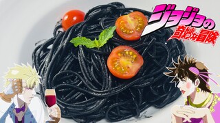救命！我把JOJO的墨鱼汁面拽三次元了！一口黑到牙齿缝都在cos反派