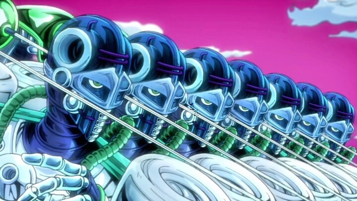 "JoJo's Bizarre Adventure" - Silver Chariot VS Red Magician