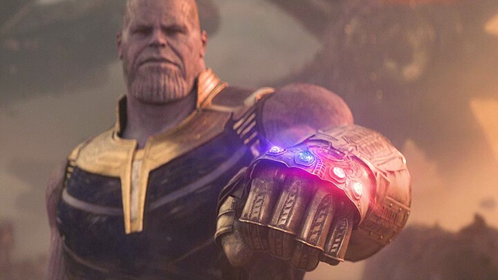 This scene of Iron Man going head-to-head with Thanos – the pinnacle of mortal combat power!