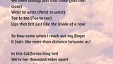 song by rihanna california king bed