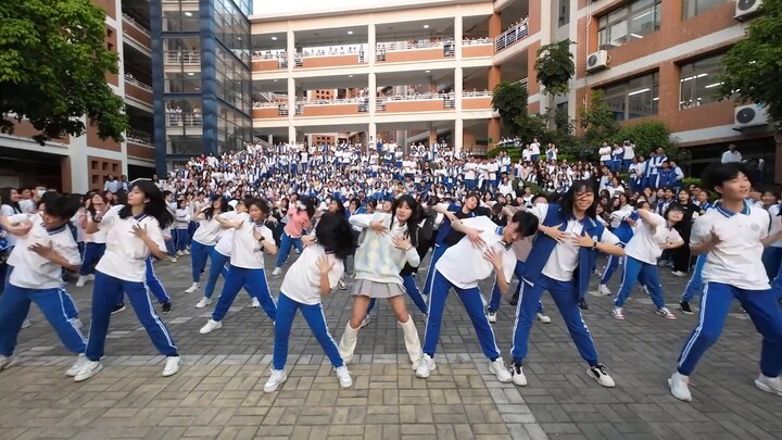 [การเต้นรำแบบสุ่ม] กิจกรรมการเต้นรำแบบสุ่มครั้งแรก "DANCE IN SSL" ของ Dongguan Middle School Songsha
