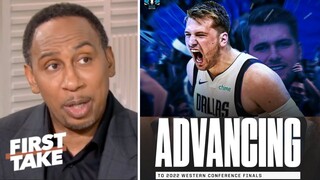 First Take | "Luka Doncic is MVP of Playoffs!"- Stephen A. "impressed" Mavericks beat Suns in Game 7