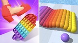 ASRM Tippy Toe | Canvas Run - ALL LEVELS iOS/Android Gameplay