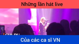 Những lần hát live của sao