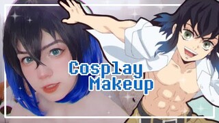 INOSUKE COSPLAY MAKEUP- Me transformei no Inosuke de Kimetsu no Yaiba!🐗💙