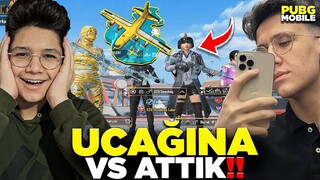 UÇAĞINA VS ATTIK! RESTGELE İNSANLARLA VS!! - PUBG MOBİLE