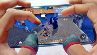 REALME NARZO 20 PRO FREE FIRE GAMEPLAY TEST 4 FINGER CLAW HANDCAM M1887 ONETAP HEADSHOT 90HZ DISPLAY