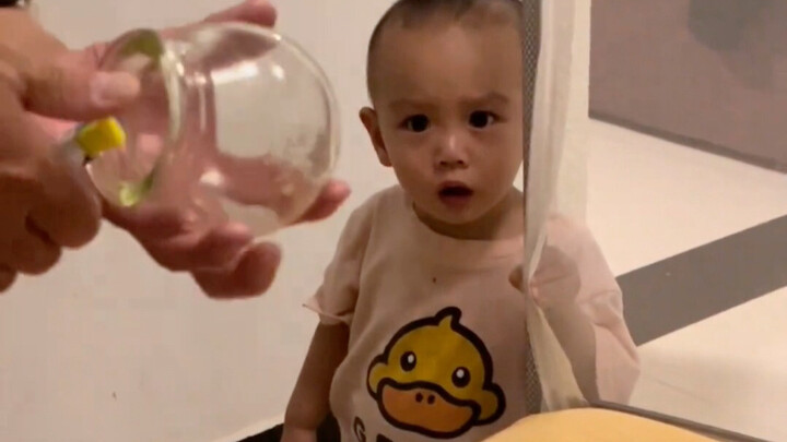 When the baby first sees cupping therapy, they exclaim: “Don’t burn him to death! No, please don’t!”