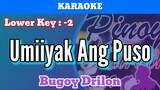 Umiiyak Ang Puso by Bugoy Drilon (Karaoke : Lower Key : -2)