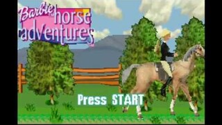 Barbie Horse Adventures: Blue Ribbon Race Title Screen