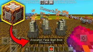 How to get an Evocation Fang Spell Book in Minecraft using Command Block