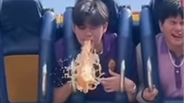 “Today’s good karma is about to laugh itself away, hahaha!”