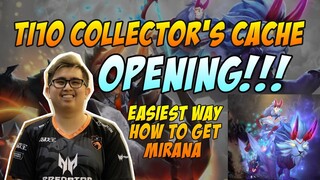 TI10 COLLECTOR'S CACHE OPENING! EZ MIRANA!