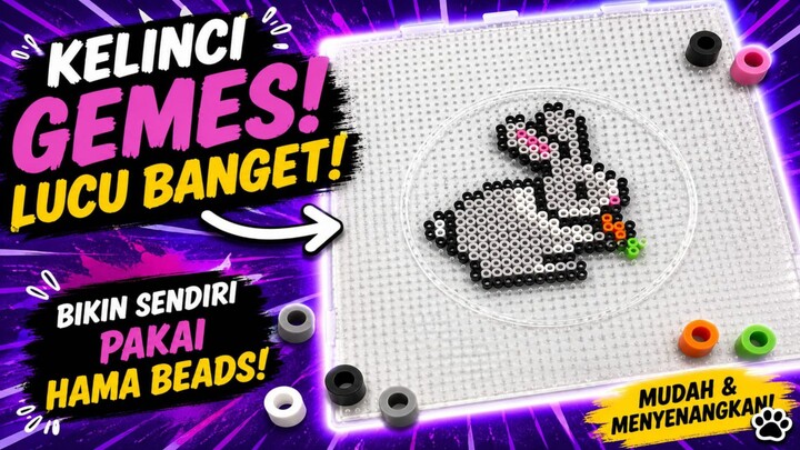 Bikin Kelinci Lucu dari Hama Beads! 😍