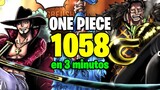 ONE PIECE 1058 en 3 MINUTOS !! 🔥 ORIGEN D CROSS GUILD 🤡 | Full Haki Marco