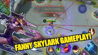 FANNY SKYLARK FULL GAMEPLAY | GIZIBOY TV | MOBILE LEGENDS BANGBANG