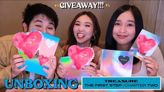 TREASURE CHAPTER 2 Album UNBOXING 💖✨ + GIVEAWAY!!! (ENG SUB)