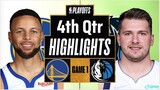 Golden State Warriors vs Dallas Mavericks game 1: 4th Qtr Highlights | May 18 | NBA 2022 Playoffs