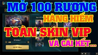 [LMHT] MỞ 100 RƯƠNG HÀNG HIẾM CỰC VIP : 3 PAX, RYZE NIÊN THIẾU, KAYLE BẠC, 4 RIOT,... VÀ CÁI KẾT...