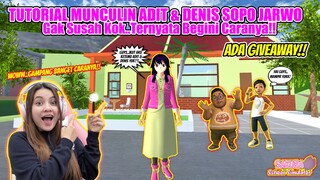 TUTORIAL MUNCULIN KARAKTER ADIT & DENIS SOPO JARWO!! BEGINI CARANYA!! SAKURA SCHOOL SIMULATOR - 612