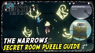 The Narrows Secret Room Puzzle | Genshin Impact | Secret Key Location & Luxurious Chest