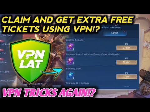 NEW VPN TRICKS! CLAIM AND GET EXTRA FREE TICKETS IN SNOW BOX EVENT USING VPN!? MOBILE LEGENDS