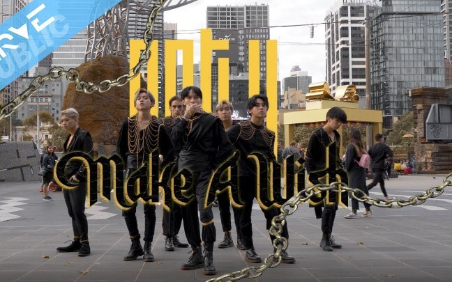NCT U-'Make A Wish'墨尔本街头翻跳dance cover路演kpop in public