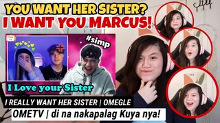 I REALLY WANT HER SISTER | OMEGLE | OMETV | MARCUS T I REACTION VIDEO