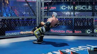 バーチャファイター eスポーツ　爆焔神ウルフvs龍武帝リオン　リーゼントとジャイアントスイング　Virtua Fighter esports