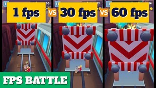 Subway Surf Fps Battle | 1 fps v/s 30 fps v/s 60 fps