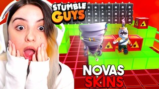 JOGUEI BLOCKDASH LENDÁRIO por 3 HORAS PRA PEGAR TODAS as NOVAS SKINS GRÁTIS no STUMBLE GUYS...