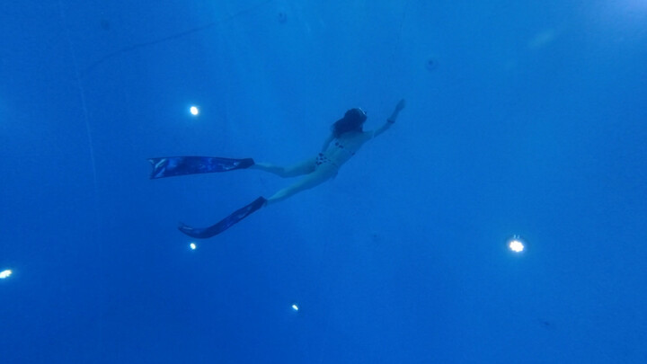 Mỗi lần xuống nước đều thấy vui lắm～