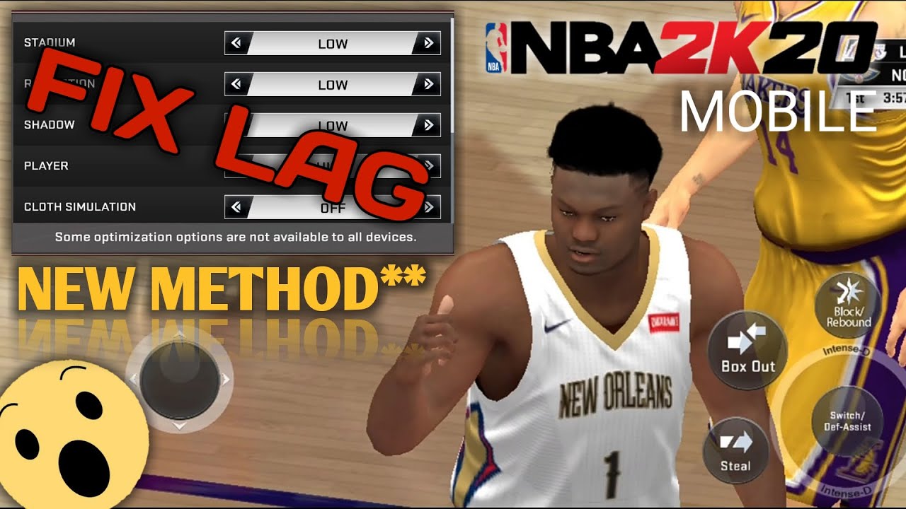 how to reduce lag in nba 2k20 android/Fix Lag Nba2k20 mobile/ Best graphics  settings NBA2K20 mobile - BiliBili