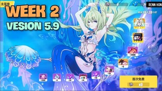 [Honkai v5.9] Week 2- SHOP BP - Banner BIKINI OUTFIT MOBIUS & CALICO