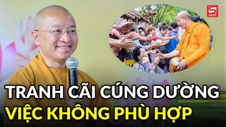 Thượng tọa Thích Nhật Từ: 'Cúng dường như ở chùa Ba Vàng là không phù hợp'