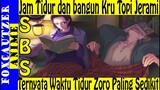 Fakta SBS ,Inilah Jam Tidur dan Bangun Kru Topi Jerami,Waktu Tidur Zoro Paling Sedikit ( One Piece )