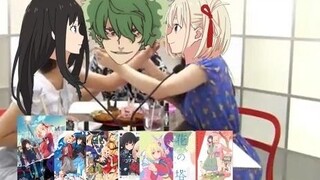 [Lycoris Recoil / Lycoris] Chiju and Takina and Mashima UC who eats creamy dessert at the perfect time