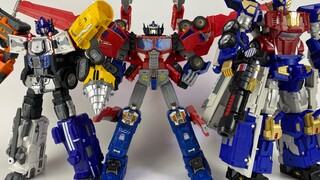 Three generations of Optimus Prime share the same frame! TR02-C version Optimus Prime!