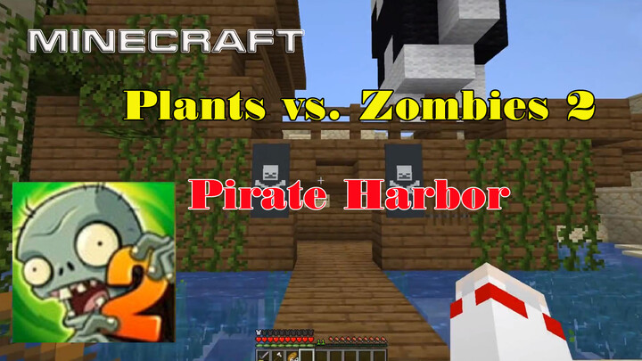 Minecraft X Plants VS Zombies | Pirate Seas In MC